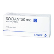 Socian Amisulpirida 50 mg 20 Comprimidos