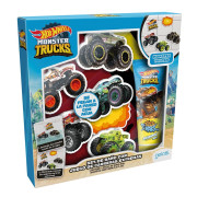 Set de Baño Hotwheels, Shampoo 3 en1 + Juego De Carreras Monster