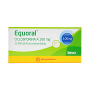 Equoral Ciclosporina A 100 mg 50 Cápsulas de Gelatina Blanda