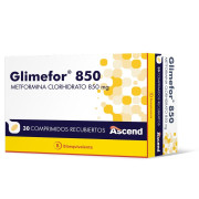 Glimefor 850 Metformina 850 mg 30 Comprimidos Recubiertos