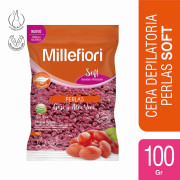 Millefiori Soft Cera Depilatoria Perlas Goji y Aloe Vera Piel Sensible 100 grs