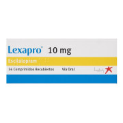 Lexapro Escitalopram 10mg 56 Comprimidos Recubiertos