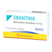 Ebantina Memantina 10 mg 30 Comprimidos