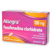 Allegra Fexofenadina 120mg 30 Com. Rec.