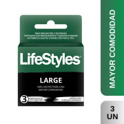 LifeStyle Large 3 Preservativos
