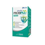 Probiplus Adulto con Probiótico, Prebióticos, Vitaminas, Minerales y Extracto Edelberry 30 Cápsulas