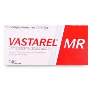 Vastarel MR Trimetazidina Diclorhidrato 35 mg 30 Comprimidos Liberación Prolongada