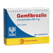 Gemfibrozilo 600 mg 30 Comprimidos