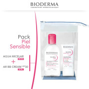 Pack Piel Sensible Uso Diario. Sensibio H2O Micela 250 ml + Sensibio Ar Bb Cr F30+ 40 ml
