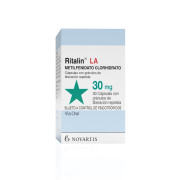 Ritalin Metilfenidato 30 mg 30 Cápsulas
