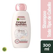 Shampoo Suave Calmante Crema de Arroz Y Leche de Avena 300 mL