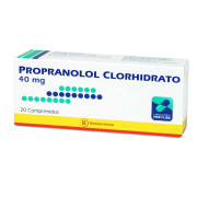 Propranolol Clorhidrato 40 mg 20 Comprimidos