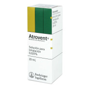 Atrovent Bromuro de Ipratropio 0,025% Solución para Inhalación 20 mL