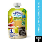 Compota Orgánica Mango Manzana Pera 100g