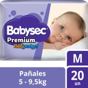 Premium Pañales Desechables Flexiprotect M (5-9.5 Kg) X22