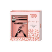 Estuche Peine Para Cejas + Pinza + Brocha + Encrespador
