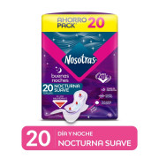 Toalla Higiénica Buenas Noches Normal Tela Suave 20 Unidades