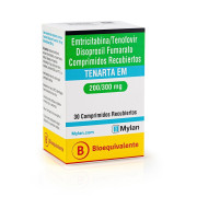 TENARTA EM Emtricitabina 200 mg Tenofovir Disoproxil Fumarato 300 mg 30 Comprimidos Recubiertos