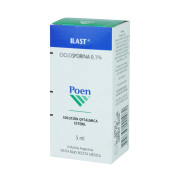 Ilast Ciclosporina 0,1% Solución Oftálmica 5 mL