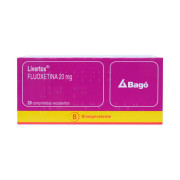 Livertox Fluoxetina 20 mg 20 Comprimidos Recubiertos