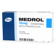 Medrol Metilprednisolona 16 mg 14 Comprimidos