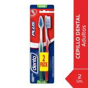 Cepillo Dental Dento Plus Suave 2 Unidades
