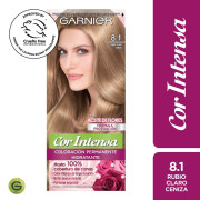 Coloración 8.1 Rubio Claro Ceniza Garnier