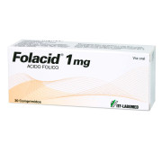 Folacid Ácido Fólico 1 mg 30 Comprimidos