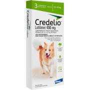 Credelio Lotilaner 450 mg 3 Comprimidos Masticables