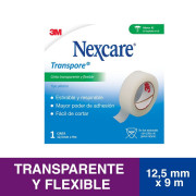 Cinta Transparente Transpore 12.5 mm x 9.1 mts
