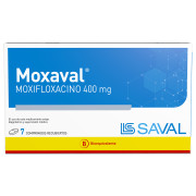 Moxaval Moxifloxacino 400 mg 7 Comprimidos Recubierto