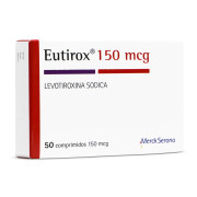 Eutirox 150 Levotiroxina 150 mcg 50 Comprimidos