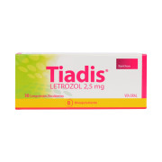 Tiadis Letrozol 2,5 mg 30 Comprimidos Recubiertos