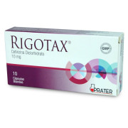 Rigotax Cetirizina Diclorhidrato 10 mg 10 Comprimidos