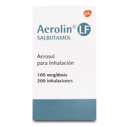 Aerolin LF Salbutamol 100mcg Inhalación 200 Dosis