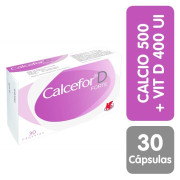 Calcefor D Forte Calcio 1250 mg 30 Cápsulas