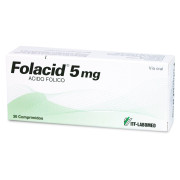 Folacid Acido Folico 5 mg 28 Comprimidos