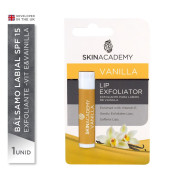 Bálsamo y Protector Labial Vanilla con Vitamina E SPF 15 - Exfoliante y Protector 4.25 grs