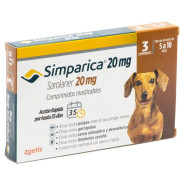 Simparica Saronaler 20 mg (5 a 10 kg) 3 Comprimidos Masticables