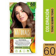 Naturals Coloración En Crema Tono Sobre Tono 6.0 Rubio Oscuro