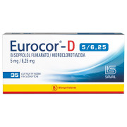 Eurocor-D Bisoprolol / Hidroclorotiazida 5/6.25 35 Comprimidos Recubiertos