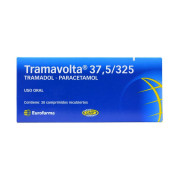 Tramavolta 37,5/325 Tramadol 37,5 mg 30 Comprimidos