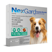 Nexgard Afoxolaner 68 mg 3 Comprimido Masticable Sabor Carne