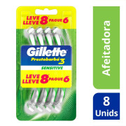 Prestobarba3 Sensitive Máquinas Para Afeitar Desechables 8 Unidades