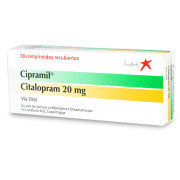 Cipramil Citalopram 20 mg 28 Comprimidos Ranurados
