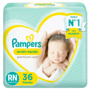 Pañales Recién Nacido Desechables 36 unidades