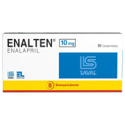 Enalten Enalapril Maleato 10 mg 30 Comprimidos