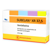 Subelan XR Venlafaxina 37,5 mg 30 Cápsulas Liberación Prolongada