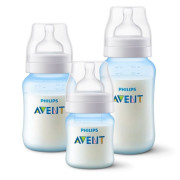 Set 3 Mamaderas Anticólicos 125, 260 y 330 ml SCY119/20 Azul