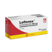 Leflonex Levofloxacino 500 mg 10 Comprimidos